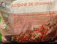 Mängden socker i Julienne de legumes
