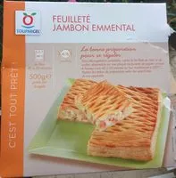 Mängden socker i Feuilleté Jambon Emmental