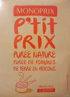 Mängden socker i Purée de pommes de terre déshydratées en flocons