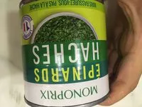 Mängden socker i Epinards Hachés