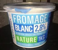 Mängden socker i Fromage blanc 2,8%