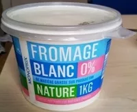 Mängden socker i Fromage blanc Nature 0%