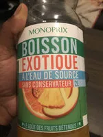 Mängden socker i Boisson exotique à l'eau de source