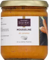 Mängden socker i Mousseline de carottes à la crème fraîche