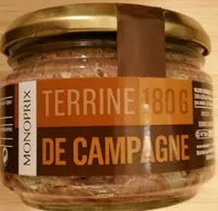 Mängden socker i Terrine de Campagne