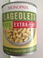 Mängden socker i Flageolets verts extra-fins
