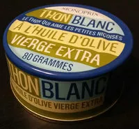 Mängden socker i Thon blanc à l'huile d'olive vierge extra