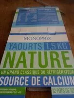 Mängden socker i Yaourt nature