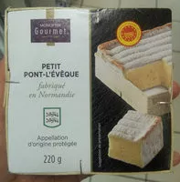 Mängden socker i Petit Pont l'Evêque AOC, au lait de vache pasteurisé