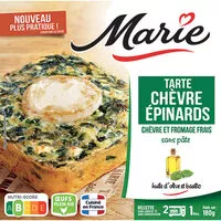 Mängden socker i Tarte chèvre Epinard 180G Marie - sans pâte QTI