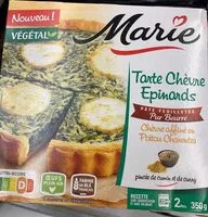 Mängden socker i Tarte Chèvre Epinards Pur Beurre