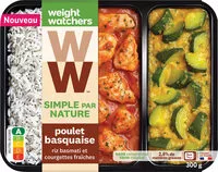 Mängden socker i POULET BASQUAISE, RIZ ET COURGETTES WW 300G