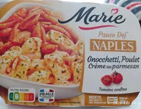 Mängden socker i NAPLES - Gnocchetti poulet crème parmesan