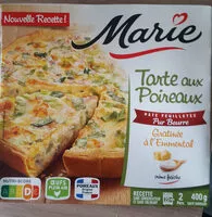 Mängden socker i Tarte aux Poireaux
