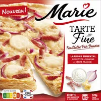 Mängden socker i Tarte Fine - Lardons, emmental, compotée d'oignons et crème fraîche