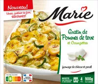 Mängden socker i Gratin de pommes de terre et courgettes
