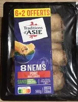 Mängden socker i Nems au porc avec sauce