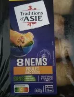 Mängden socker i Nems poulet avec sauce
