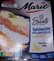 Mängden socker i Saumon atlantique riz basmati mousseline de carottes