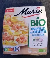 Mängden socker i Tagliatelles aux crevettes bio