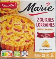 Mängden socker i 2 Quiches Lorraines