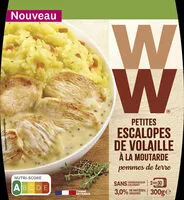 Mängden socker i Escalopes de volaille