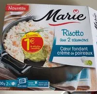 Mängden socker i Risotto aux deux saumons coeur fondant crème de poireaux