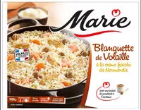 Mängden socker i Blanquette de volaille à la crème fraîche de Normandie