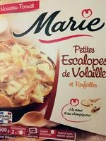 Mängden socker i Escalopes de volaille