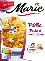 Mängden socker i Paella, Poulet et Fruits de mer