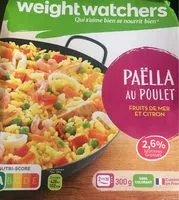 Mängden socker i Paëlla au poulet fruits de mer et citron weightwatchers
