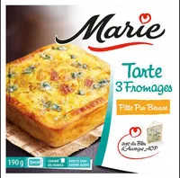 Mängden socker i Tarte 3 Fromages 190g
