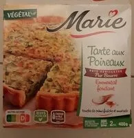 Mängden socker i Tarte aux poireaux