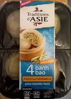 Mängden socker i 4 Banh Bao Poulet & Citronnelle