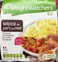 Mängden socker i Mijoté de porc au miel Tomates concassées & purée fondante (2,7% MG)