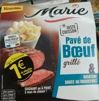 Mängden socker i Pavé de Bœuf grillé & Rigatoni sauce au roquefort