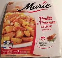 Mängden socker i Poulet et pommes de terre fondantes