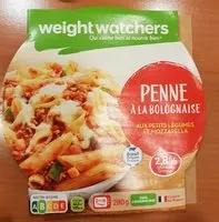 Mängden socker i Penne Bolognaise, aux petits légumes et mozzarella