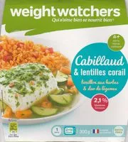 Mängden socker i Cabillaud et lentilles corail