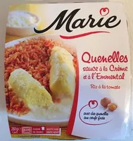 Mängden socker i Quenelles, sauce à la Crème et à l'Emmental, Riz à la tomate