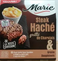 Mängden socker i Steak Haché grillé de Charolais & Gratin Dauphinois