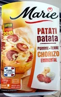 Mängden socker i Patati Patata, Pomme de terre Chorizo Emmental