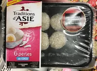 Mängden socker i Perles de coco