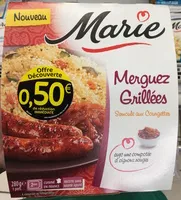 Mängden socker i Merguez Grillées Semoule aux Courgettes