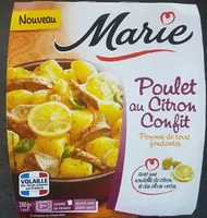 Mängden socker i Poulet au citron confit
