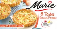 Mängden socker i 8 Tartes Saumon Poireaux