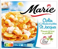 Mängden socker i Colin d'Alaska et petites St Jacques Pommes de terre en persillade