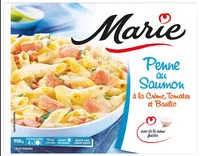 Mängden socker i Penne au saumon à la crème d'épinards