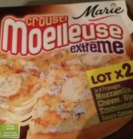 Mängden socker i Crousti moelleuse extreme
