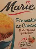 Mängden socker i Parmentier de canard confit, purée à la crème fraîche